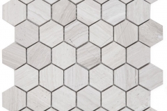 Hexagon Grey 2 x 2