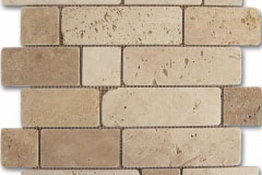 Mosaico Travertino Brick